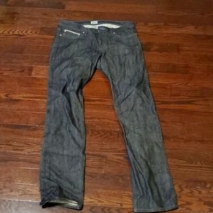 Naked & famous black selvedge weird guy